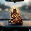 Neem Karoli Baba Antique Bronze Finish Brass Idol | Energized Guru Ji Murti