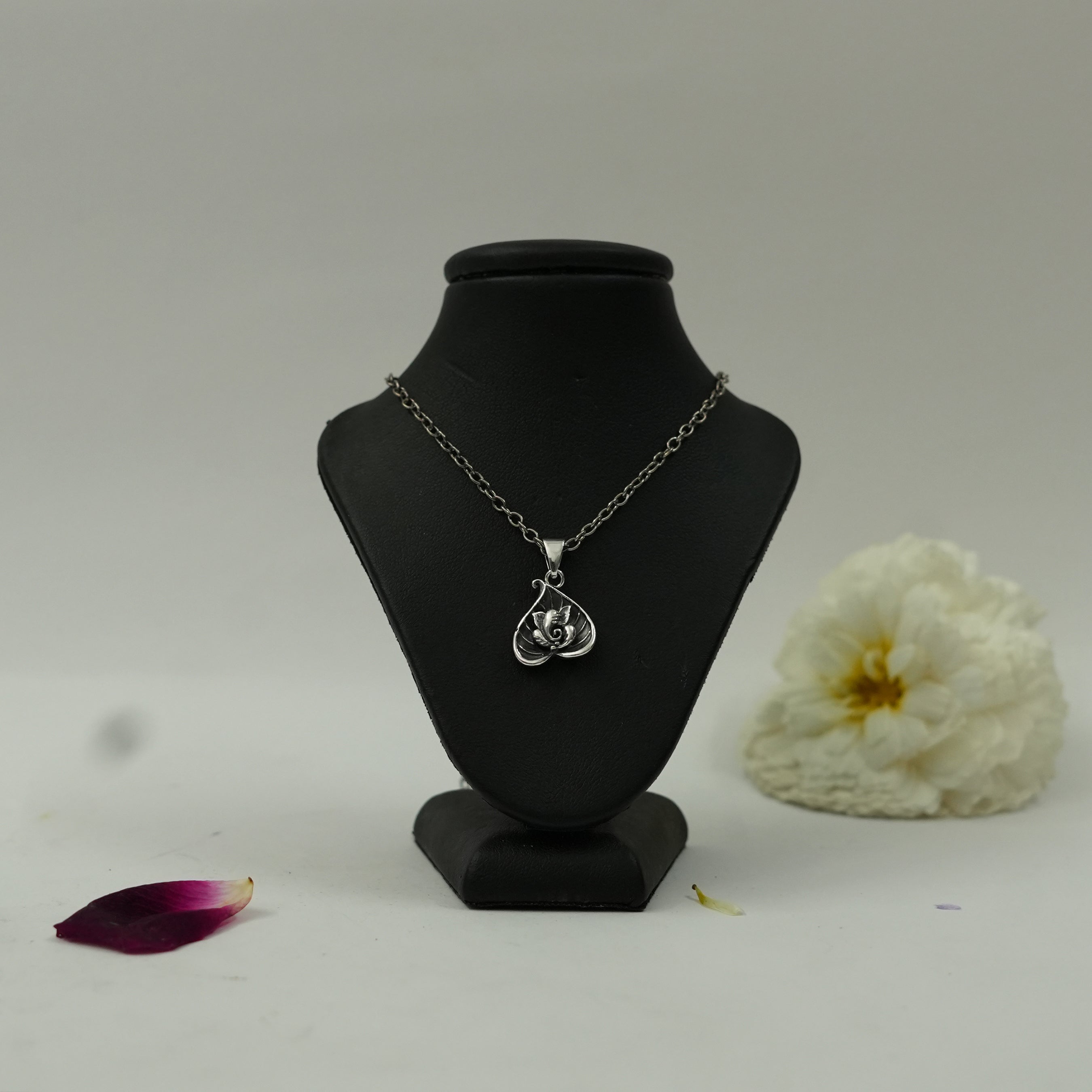 Silver Plated Brass Lord Ganesha Pendant | Ganpati Locket | Pendant Only