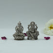 Lakshmi Ganesha Idol Set – Handcrafted Prosperity & Wisdom Murti for Pooja & Gifting
