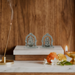 Lakshmi Ganesha Idol Set – Handcrafted Prosperity & Wisdom Murti for Pooja & Gifting