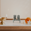 Lakshmi Ganesha Idol Set – Handcrafted Prosperity & Wisdom Murti for Pooja & Gifting