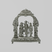 Ram Darbar Idol with Ornate Arch – Handcrafted Shri Ram, Sita, Lakshman & Hanuman Murti