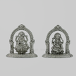 Lakshmi Ganesha Idol Set – Handcrafted Prosperity & Wisdom Murti for Pooja & Gifting