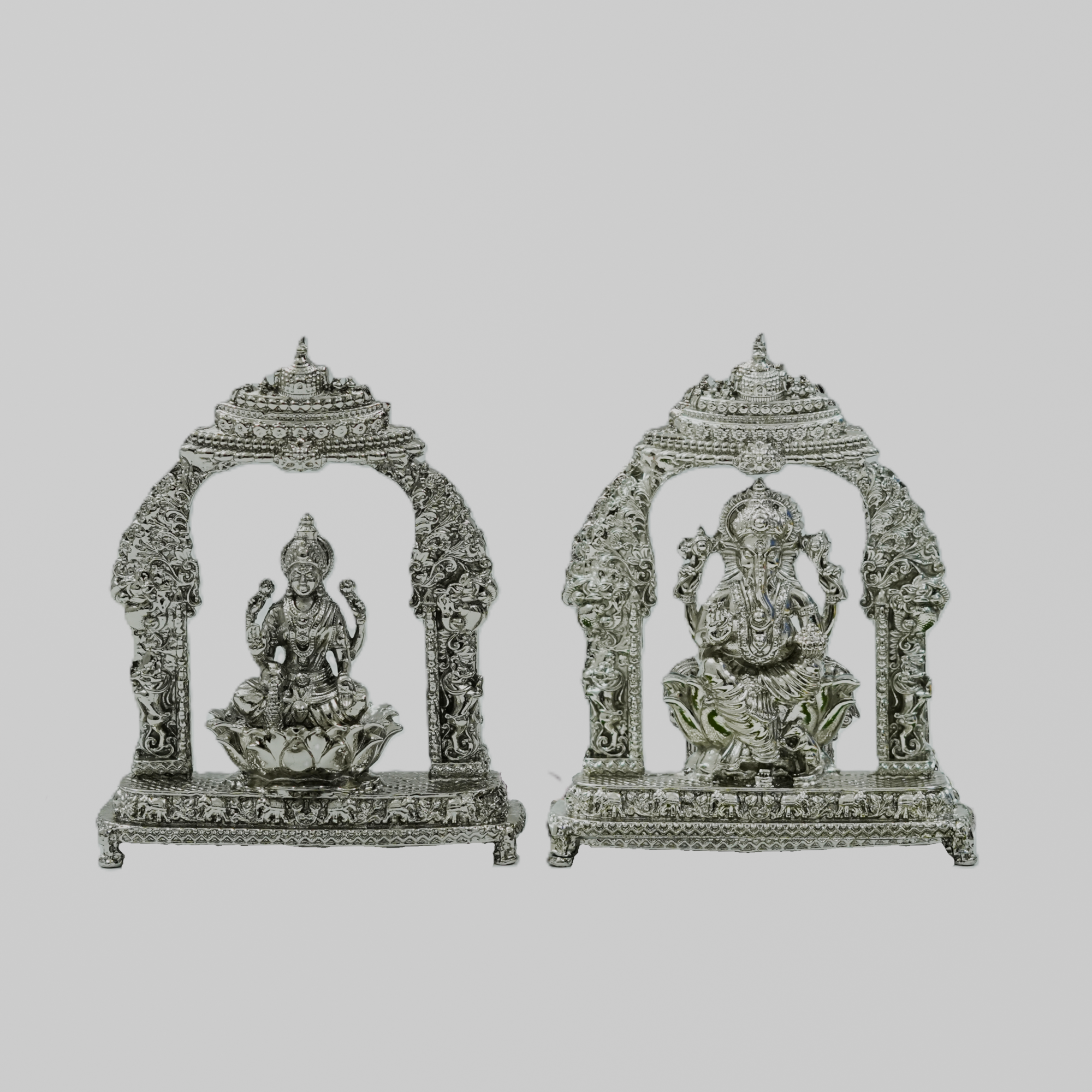 Divine Goddess Lakshmi and Ganesh Murti – Handcrafted Pooja Murti for Home & Temple