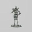 Standing Hanuman Ji Silver Finish Brass Idol | Bajrangbali Murti with Gada for Home & Office
