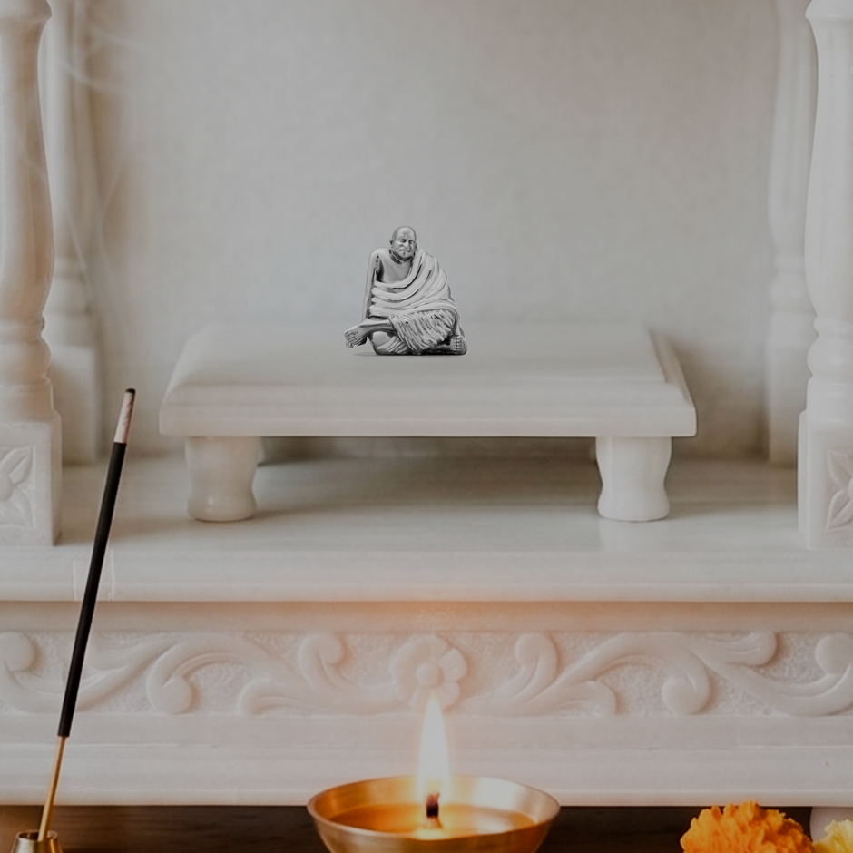 Neem Karoli Baba Idol | Divine Guru Ji Murti for Home, Office & Meditation