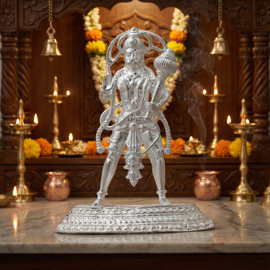 Lord Hanuman Idol – Bajrangbali Murti for Strength, Protection & Devotion