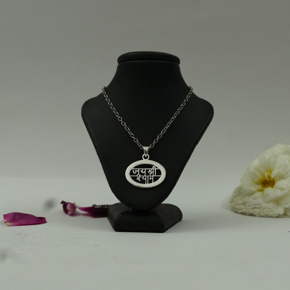 Jai Shree Shyam Pendant – Sacred Khatu Shyam Ji Devotional Pendant for Blessings, Protection & Faith