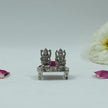 Lakshmi Ganesha Idol Set – Handcrafted Prosperity & Wisdom Murti for Pooja & Gifting