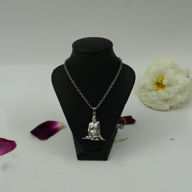 Silver Plated Brass Shree Swami Samarth Ji Pendant | Divine Swami Samarth Locket | Pendant Only