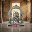 Divine Lord Ganesha Idol with Ornate Arch – Handcrafted Vighnaharta Murti for Pooja & Gifting