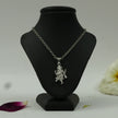 Divine God Ganesh ji Brass Pendant with Silver Finish