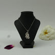 Divine Radha Krishna Pendant in Brass with Silver Finish – Spiritual Pendant Only