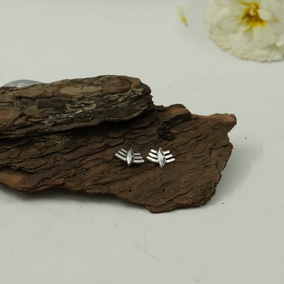 Third Eye Stud Earrings | Lord Shiva Inspired Spiritual Earrings | Unisex Devotional Jewellery
