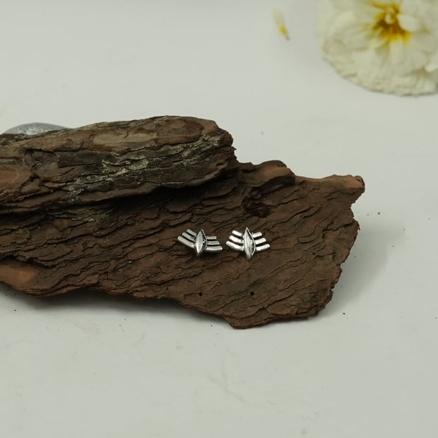 Third Eye Stud Earrings | Lord Shiva Inspired Spiritual Earrings | Unisex Devotional Jewellery