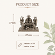 Ram Darbar Idol | Premium Brass Murti with Silver Finish | Lord Ram, Sita, Lakshman & Hanuman Statue
