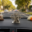 Panchmukhi Hanuman Idol | Premium Brass Murti with Silver Finish | Five-Faced Hanuman Statue