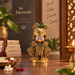 Jagannath Ji Murti | Brass Idol with Brass & Silver Finish