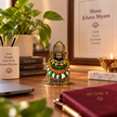 Shree Khatu Shyam Ji Murti | 52 mm Brass Idol with Brass & Silver Finish