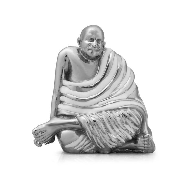 Neem Karoli Baba Energized Brass Tone Brass Idol | Classic Guru Ji Murti