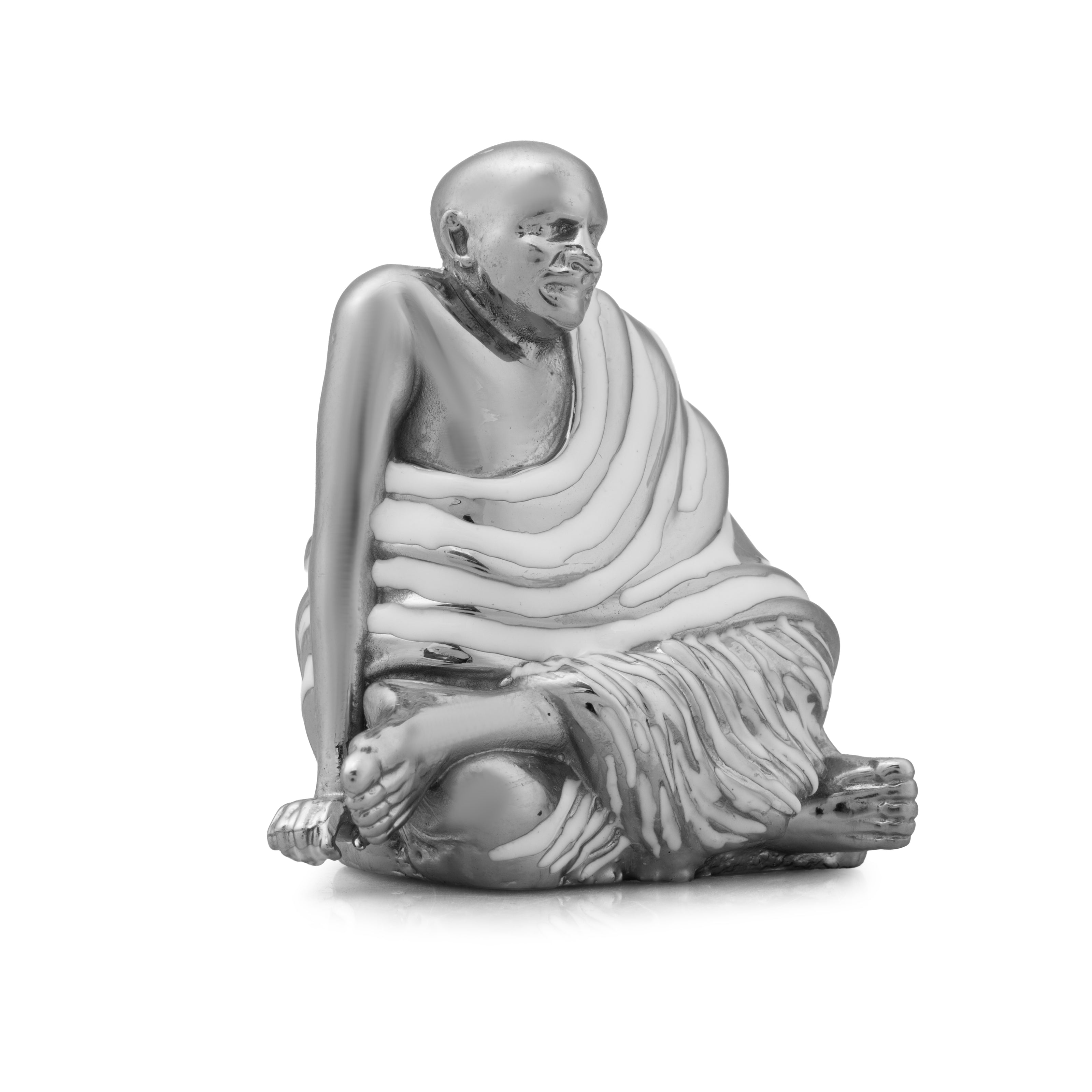 Neem Karoli Baba Energized Brass Tone Brass Idol | Classic Guru Ji Murti