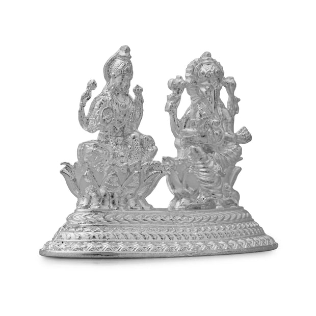 Brass Lakshmi Ganesh Idol – Auspicious Home Décor & Gifting