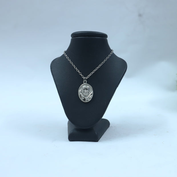 Neem Karoli Baba Blessings Silver Pendant | Guru Ji Locket for Home Puja & Daily Wear