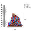 Neem Karoli Baba with Blanket Hand-Painted Idol | Guru Ji Murti