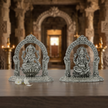Lakshmi Ganesha Idol Set – Handcrafted Prosperity & Wisdom Murti for Pooja & Gifting
