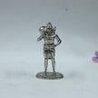 Standing Hanuman Ji Silver Finish Brass Idol | Bajrangbali Murti with Gada for Home & Office
