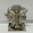 My Guru Ji Panchmukhi Hanuman idol in brass with a silver finish, featuring intricate five-faced detailing.